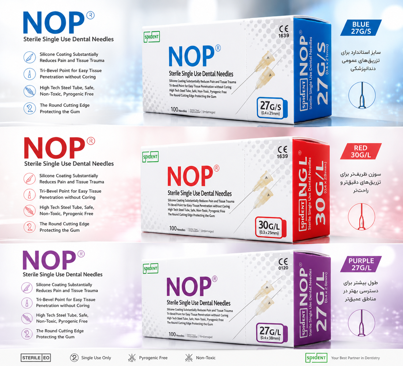 سرسوزن nop اسپیدنت